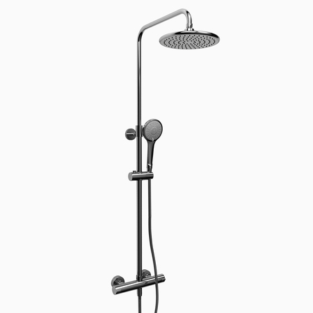 RIOBEL Duo Shower Rail With Type T (Thermostatic) 1/2" External Bar CSTM57C